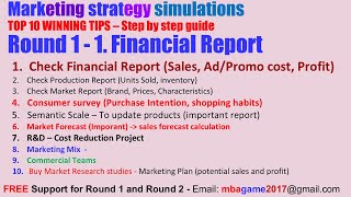 MarkStrat Simulation Markstrat Guide Winning Tips for MarkStrat Simulation Round 1 Part 1 [upl. by Thinia]