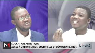 Education artistique  l’accès à l’information culturelle et démocratisation avec Guéhi Christian [upl. by Zapot]