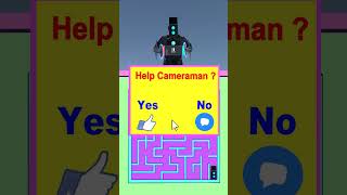 Maze Challenge  Skibidi Toilet amp Titan Camera Saw Man shorts trending funny [upl. by Allred]