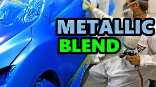 Car Painting  Metallic Blend Devilbiss Tekna Prolite [upl. by Adrienne]