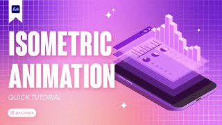 HOW TO CREATE ISOMETRIC ANIMATION IN AFTER EFFECT REPLACE SCREEN TUTORIAL [upl. by Anhej48]