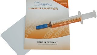 Coollaboratory Liquid Copper \ Растертая медь на силиконе [upl. by Ynnaej]