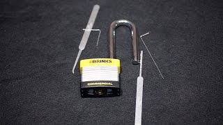 8 Lock Picking Brinks Commercial Max Security [upl. by Krm]