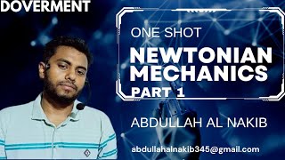 নিউটনীয় বলবিদ্যা  part 1 Newtonian Mechanics one shot CQ  Abdullah Al Nakib ১ CQ নিশ্চিত [upl. by Margie]