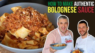 How to Make AUTHENTIC BOLOGNESE SAUCE Like a Nonna from Bologna [upl. by Ydal95]