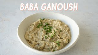 BABAGANOUSH CASERO SIN ACEITE  DIP DE BERENJENA SALUDABLE [upl. by Aicelef825]