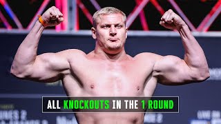 Freaking Giant Knocks Everyone Out in UFC  Sergei Pavlovich [upl. by Freed]