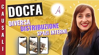 Diversa Distribuzione Spazi Interni  Causale DOCFA [upl. by Inafit]