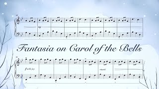 Mykola Leontovych  Fantasia on Carol of the Bells Late Intermediate Piano Solo  Jenny Laine [upl. by Lednor845]