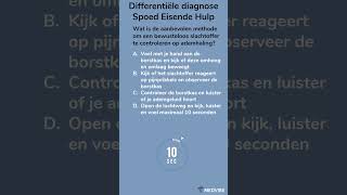 Differentiële diagnose Spoed Eisende Hulp 1 dokter spoedarts geneeskunde MUG SEH urgentie [upl. by Wilma]