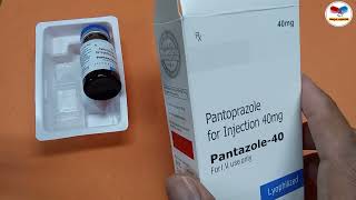 Pantazole 40 Injection। PANTOPRAZOLE MEDICINE  USAGE  INDICATION  DOSAGE  SIDEEFFECT [upl. by Ayo]