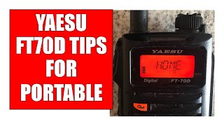 GET MORE FROM YOUR YAESU FT70D  USING THE quotHOMEquot FEATURE [upl. by Anilys]