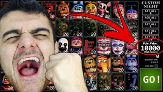 FNAF ULTIMATE CUSTOM NIGHT ALL JUMPSCARES [upl. by Atiuqan]