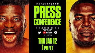 Efe Ajagba vs Stephan Shaw  PRESS CONFERENCE [upl. by Solnit]