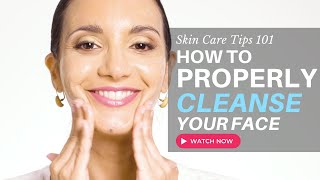 Face Cleansers  How to PROPERLY Wash Your Face To Avoid DRY SKIN and BREAKOUTS [upl. by Townsend]