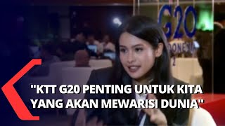 Gabung di Tim Juru Bicara Presidensi G20 Maudy Ayunda Semua Topik Sangat Relevan untuk Pemuda [upl. by Christiane998]