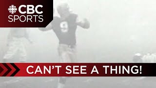 The UNKNOWN HISTORY of the infamous 1962 Grey Cup FOG BOWL  CBC Sports [upl. by Nwonknu506]