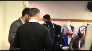 A look in the dressing room Bristol Rovers v Dagenham and Redbridge [upl. by Ahsenid]