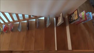 Dominoes stairs tricks [upl. by Ihcalam633]