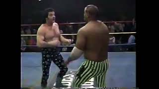 quotSuperstarquot Bill Dundee vs quotIcemanquot King Parsons wReggie B Fine USWA Dallas 1990 [upl. by Dnomsad]