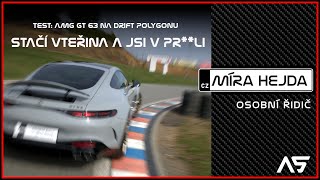 TEST MercedesAMG GT 63 na drift polygonu Stačí vteřina a jsi v prli… [upl. by Luz]