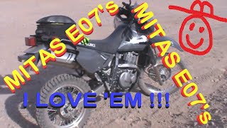 THE MIGHTY SUZUKI DR 650 MITAS E07 TIRES TEST RIDE 2 [upl. by Egni]