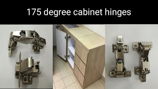 175 degree cabinet hinges  cabinet door installation [upl. by Anauqal]