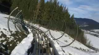 Alpine Coaster Flachau LuckyFlitzer im Winter [upl. by Nelad]