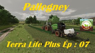 FS 22  Pallegney Terra Life Plus Ép 07  Enrubannage de la luzerne [upl. by Ortiz]