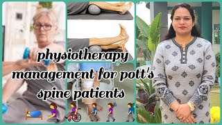 potts spine best physiotherapy manegmentTuberculosis spinerehab viral dr viralvideo shortsyo [upl. by Aneehsat]