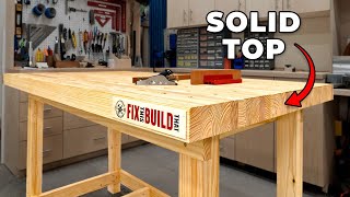 Building a Sturdy Workbench with Cheap Wood [upl. by Camey]