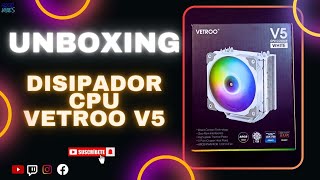 UNBOXING DISIPADOR CPU VETROO V5 [upl. by Ydoow]