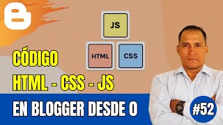 Cómo Agregar Código HTML  CSS  JS en Blogger Para Crear una Web [upl. by Aimehs]