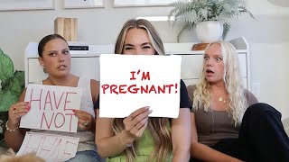 TELLING my BFFs IM PREGNANT [upl. by Ambrogino]