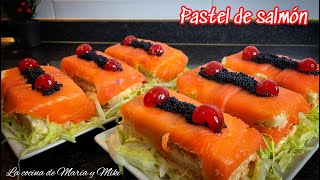 PASTEL DE SALMÓN ENTRANTE NAVIDEÑO🎄 [upl. by Adaminah]