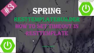 RestTemplateBuilder  How to add timeout in RestTemplate  How to set readTimeout in RestTemplate [upl. by Harifaz505]