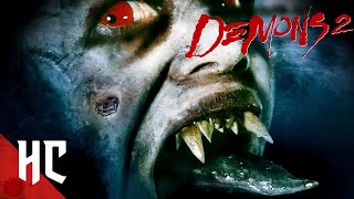 Demons 2  Full Monster Horror Movie  Horror Central  Awesome 80s Horror [upl. by Aneerhs536]