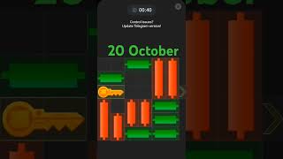 Hamster Kombat daily mini game 20 October mini game [upl. by Wilone290]