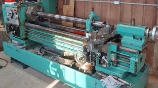 Baler shaft repair using the 1973 Harrison Lathe [upl. by Meehyr927]