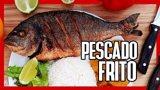 🐟 Cómo Hacer PESCADO FRITO ENTERO ► Receta de Dorada Frita CRUJIENTE con y sin HARINA [upl. by Odranreb]