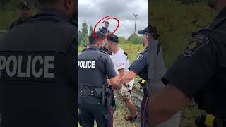 SHOPLIFTER HIDES FROM COPS😱😂 shorts funny police [upl. by Erek]