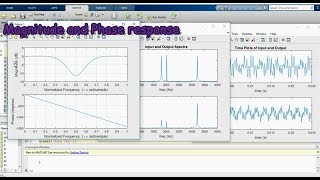 FIR Filter Design using fir1 function FREQZ amp FILTER onedimensional function by Matlab [upl. by Assirehc790]