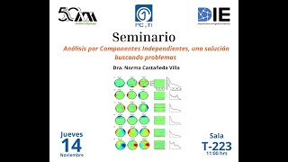 quotAnálisis por Componentes Independientes una solución buscando problemasquot  Dra Norma Castañeda [upl. by Amasa]