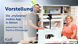 Stickmuster erstellen und übertragen in der „mySewnet“ mobile App [upl. by Nuawad]