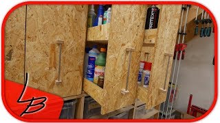 1 Hast du wenig Platz in der Werkstatt  Apothekerschrank selbst bauen  Lets Bastel [upl. by Sprage]