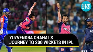 Yuzvendra Chahals Incredible Journey To 200 Wickets In IPL [upl. by Eydie]