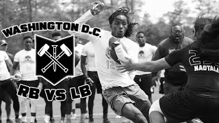 Nike Footballs The Opening Washington DC 2017  RB vs LB 1 on 1s [upl. by Nimaj721]