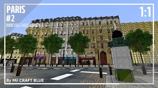 MINECRAFT  IMMEUBLE HAUSSMANNIEN [upl. by Otrebliw20]