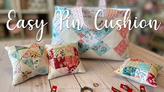 Ericas EASY QUILTY PIN CUSION  Sewing Tutorial [upl. by Eidoc814]