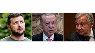 Erdogan a Leopoli quotNoi mediatori ma siamo al fianco dellUcrainaquot [upl. by Anhpad540]